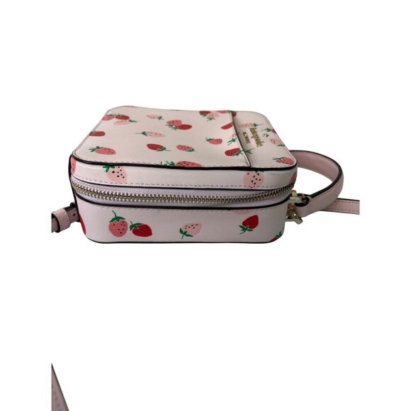 Kate Spade New York Staci Daisy Wild Strawberries Vanity Crossbody Purse - Picture 7 of 12